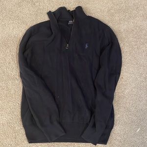 Polo Ralph Lauren men’s mesh knit quarter zip, s